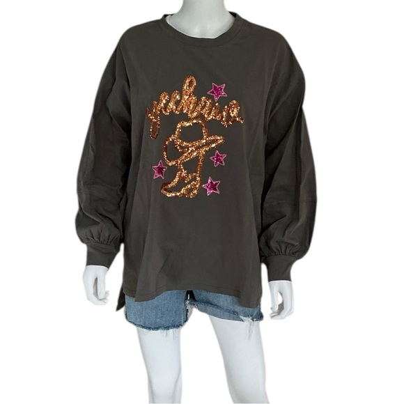 FANTASTIC FAWN western vibes Yeehaw oversized tee S M L - Picture 5 of 9